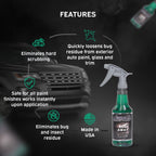Bug Away Cleaner Safe for Paint & Clear Coats