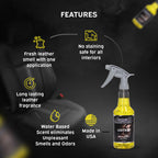 Leather Car Air Freshener Spray Long-Lasting Auto Scent