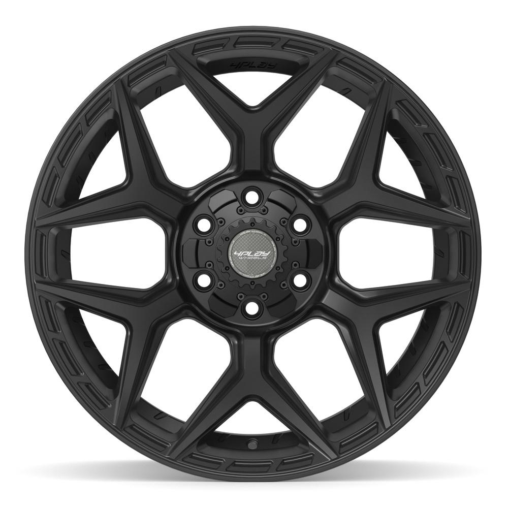 4PLAY 4P06 20x10 6x135 + 6x139.7 -18et Satin Black Wheel - View 2