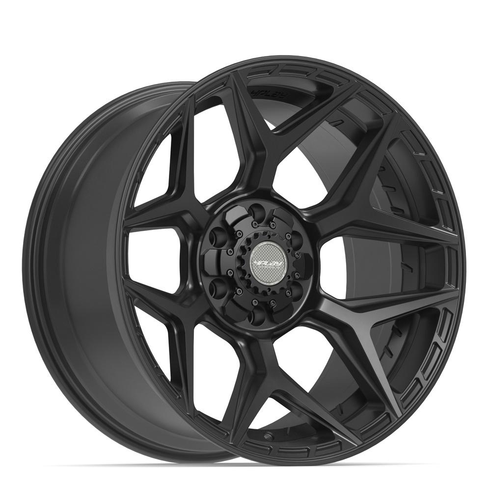 4PLAY 4P06 20x10 6x135 + 6x139.7 -18et Satin Black Wheel