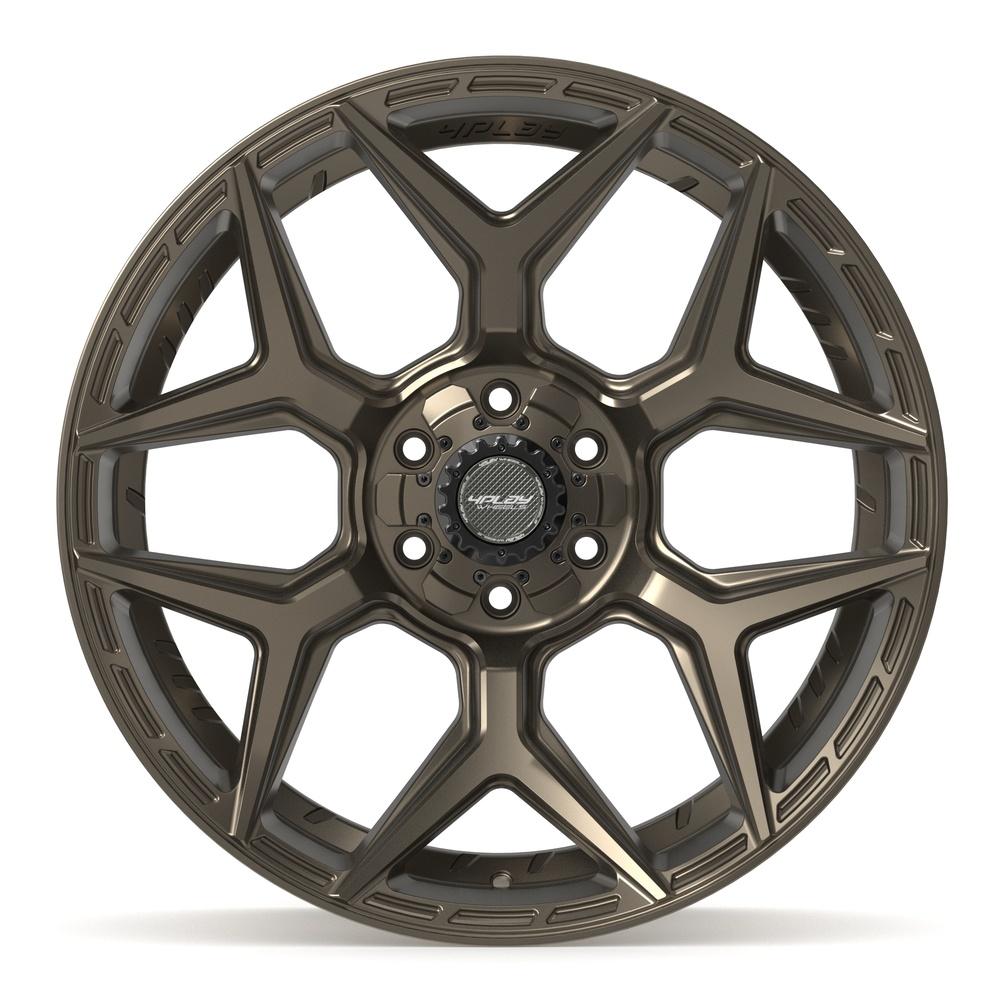 4PLAY 4P06 22x10 6x135 + 6x139.7 -18et Satin Bronze Wheel - View 2