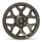 4PLAY 4P06 22x10 6x135 + 6x139.7 -18et Satin Bronze Wheel - View 2