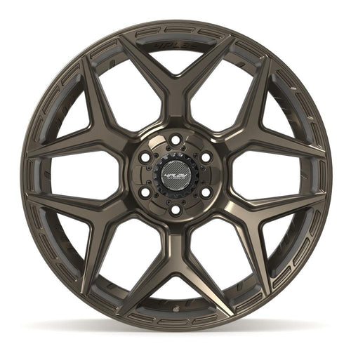 4PLAY 4P06 22x10 6x135 + 6x139.7 -18et Satin Bronze Wheel - View 2
