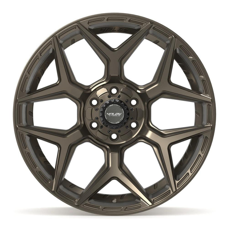 4PLAY 4P06 22x10 6x135 + 6x139.7 -18et Satin Bronze Wheel - View 2