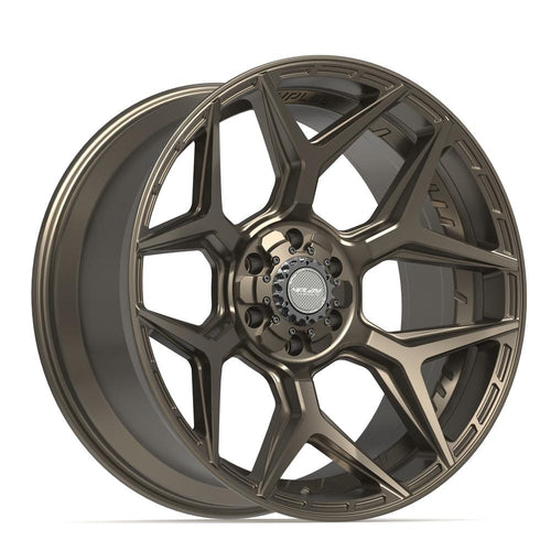 4PLAY 4P06 22x10 6x135 + 6x139.7 -18et Satin Bronze Wheel