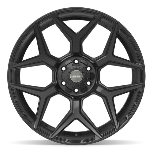 4PLAY 4P06 24x10 6x135 + 6x139.7 18et Satin Black Wheel - View 2