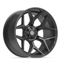 4PLAY 4P06 24x12 6x135 + 6x139.7 -44et Satin Black Wheel