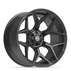 4PLAY 4P06 24x12 6x135 + 6x139.7 -44et Satin Black Wheel