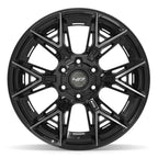 4PLAY 4P40 20x10 6x135 + 6x139.7 -18et Gloss Black Brushed with Tinted Clear Wheel - View 2