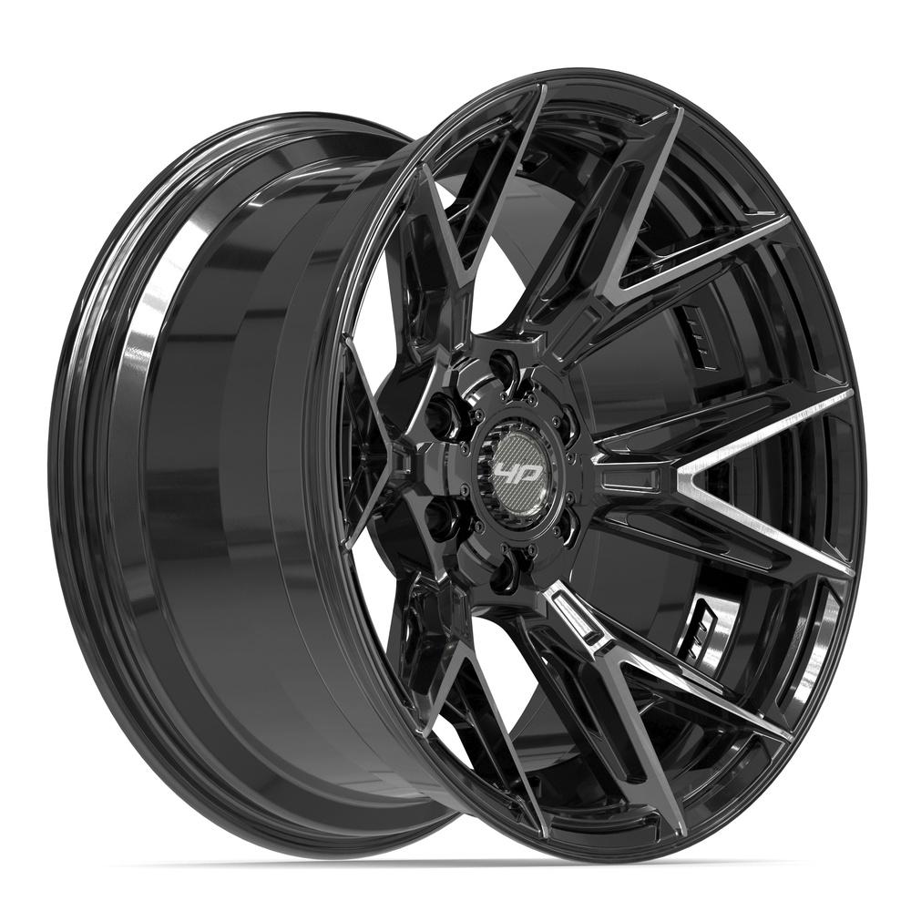 4PLAY 4P40 20x10 6x135 + 6x139.7 -18et Gloss Black Brushed with Tinted Clear Wheel - View 3