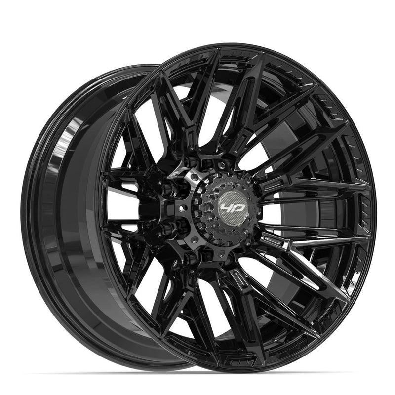 4PLAY 4P40 20x10 8x180 -18et Gloss Black Wheel