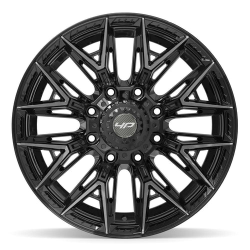 4PLAY 4P40 20x10 8x165.1 -18et Gloss Black Brushed with Tinted Clear Wheel - View 2
