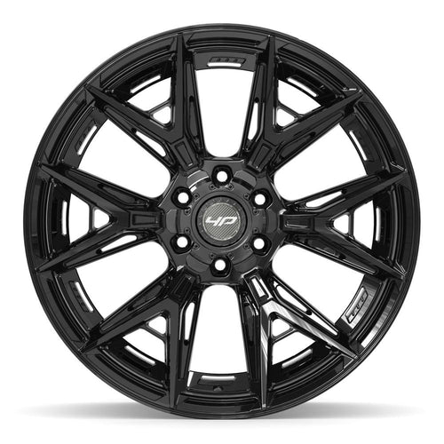 4PLAY 4P40 22x10 6x135 + 6x139.7 -18et Gloss Black Wheel - View 2