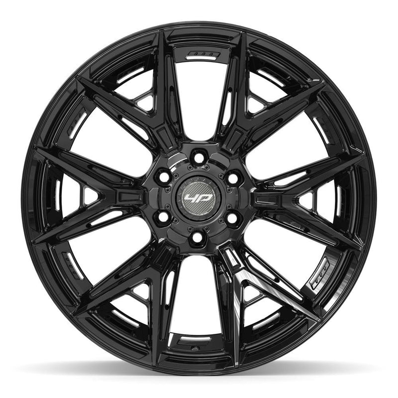 4PLAY 4P40 22x10 6x135 + 6x139.7 -18et Gloss Black Wheel - View 2