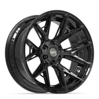 4PLAY 4P40 22x10 6x135 + 6x139.7 -18et Gloss Black Wheel