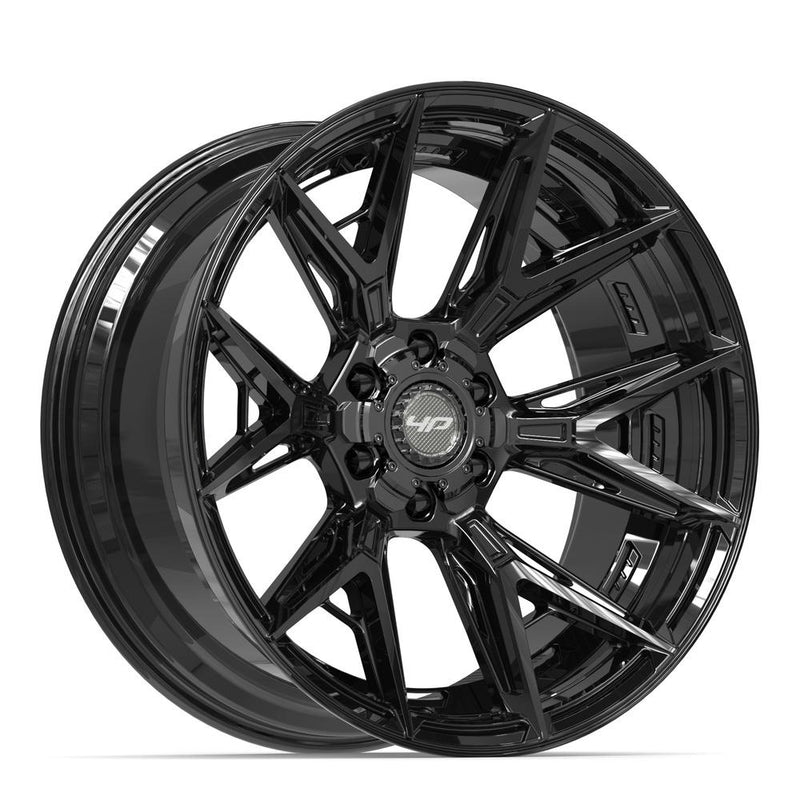 4PLAY 4P40 22x10 6x135 + 6x139.7 -18et Gloss Black Wheel