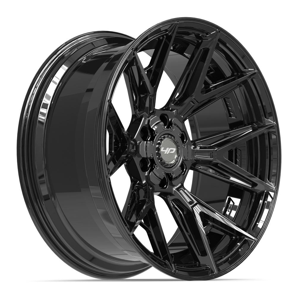 4PLAY 4P40 22x10 6x135 + 6x139.7 -18et Gloss Black Wheel - View 3