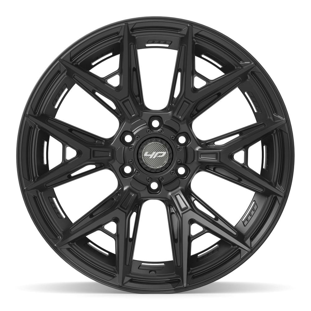 4PLAY 4P40 22x10 6x135 + 6x139.7 -18et Satin Black Wheel - View 2