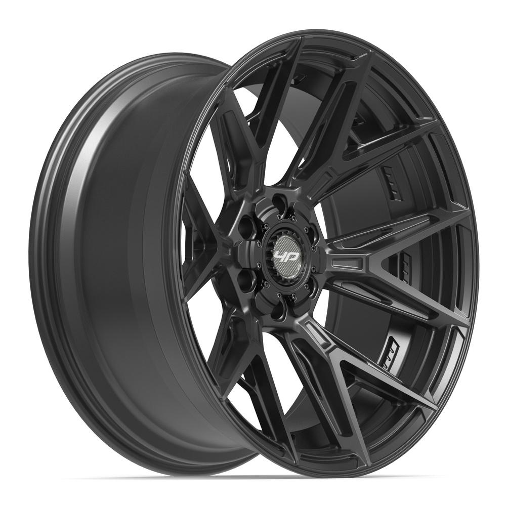 4PLAY 4P40 22x10 6x135 + 6x139.7 -18et Satin Black Wheel - View 3