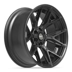 4PLAY 4P40 22x10 6x135 + 6x139.7 -18et Satin Black Wheel - View 3