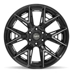 4PLAY 4P40 22x10 6x135 + 6x139.7 -18et Gloss Black Brushed with Tinted Clear Wheel - View 2