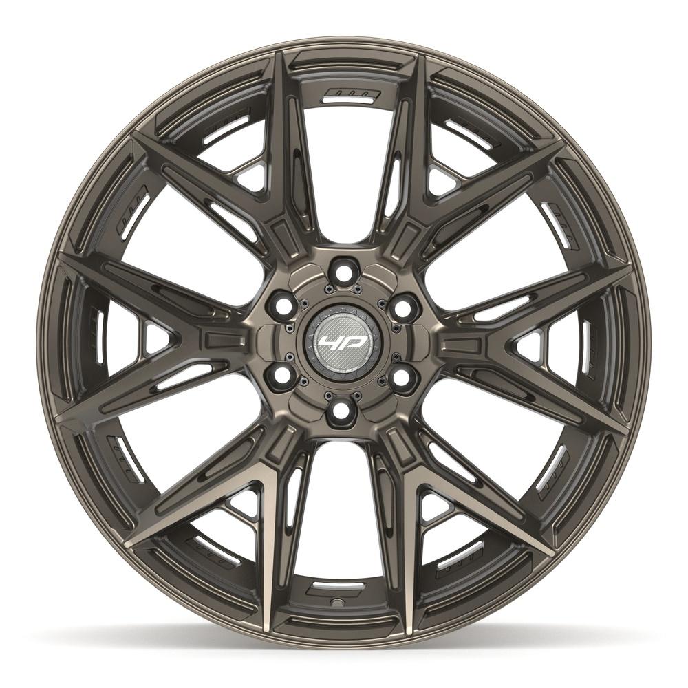 4PLAY 4P40 22x10 6x135 + 6x139.7 -18et Satin Bronze Wheel - View 2