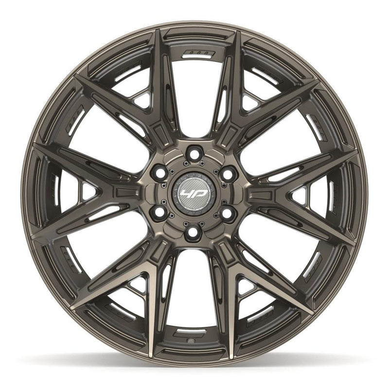4PLAY 4P40 22x10 6x135 + 6x139.7 -18et Satin Bronze Wheel - View 2