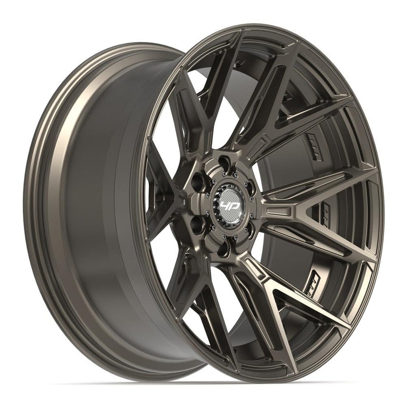 4PLAY 4P40 22x10 6x135 + 6x139.7 -18et Satin Bronze Wheel - View 3