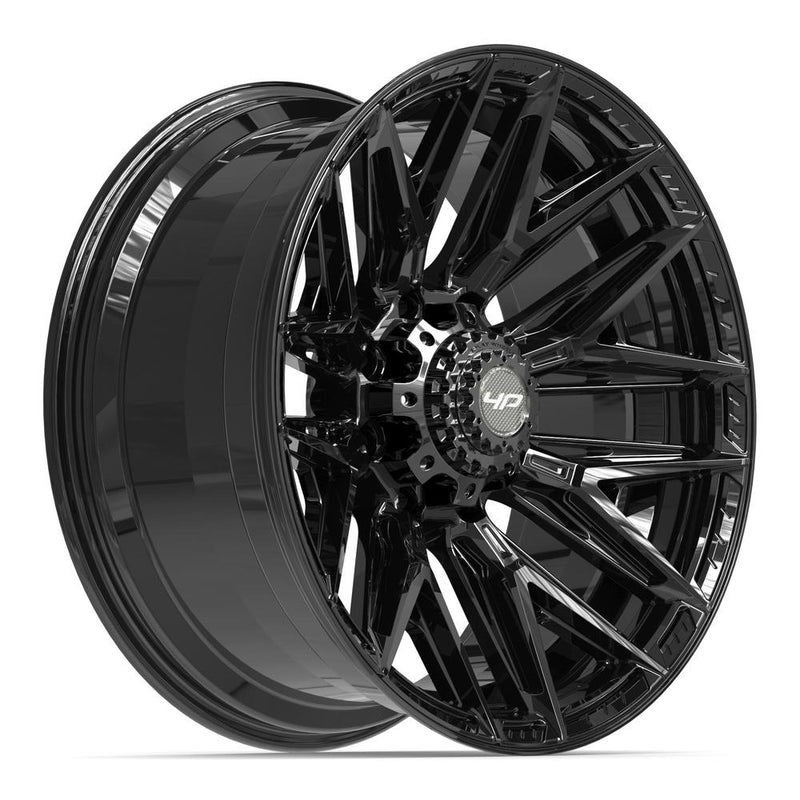 4PLAY 4P40 22x10 8x170 -18et Gloss Black Wheel - View 3