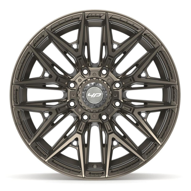 4PLAY 4P40 22x10 8x170 -18et Satin Bronze Wheel - View 2