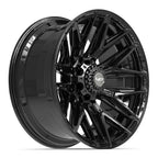 4PLAY 4P40 22x10 8x180 -18et Gloss Black Wheel - View 3