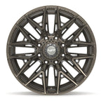 4PLAY 4P40 22x10 8x180 -18et Satin Bronze Wheel - View 2