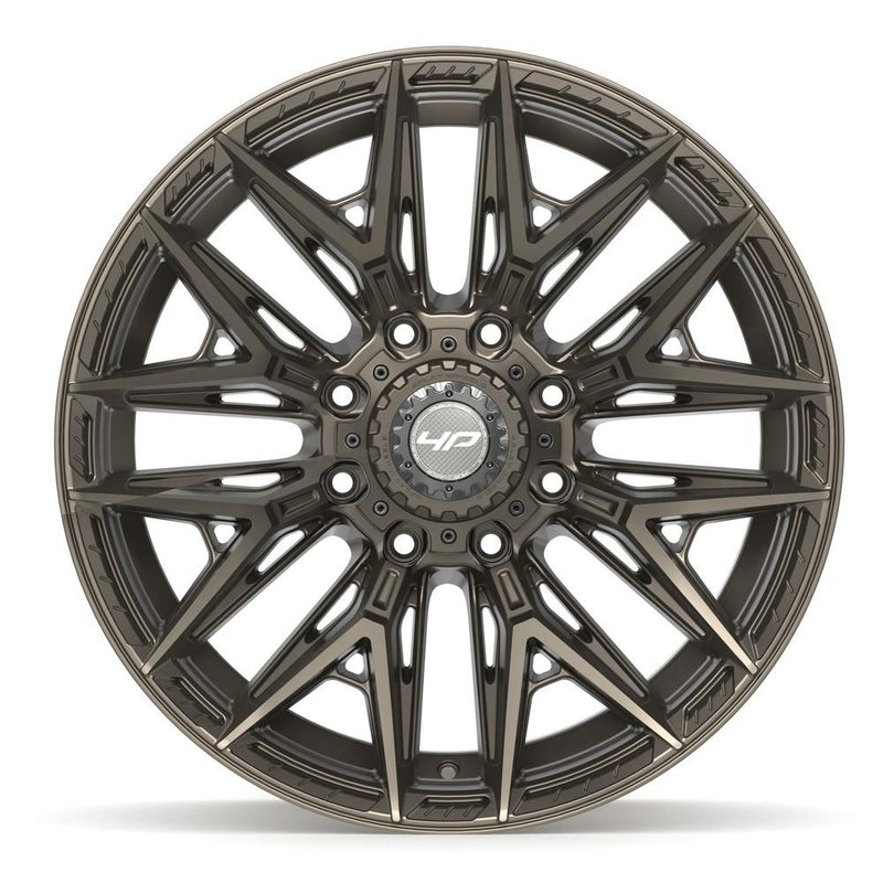4PLAY 4P40 22x10 8x180 -18et Satin Bronze Wheel - View 2