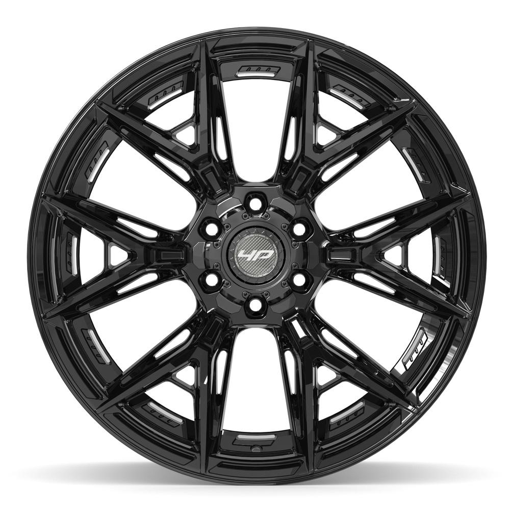 4PLAY 4P40 22x12 6x135 + 6x139.7 -44et Gloss Black Wheel - View 2