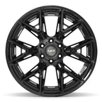4PLAY 4P40 22x12 6x135 + 6x139.7 -44et Gloss Black Wheel - View 2
