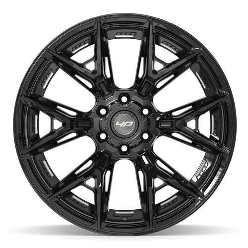 4PLAY 4P40 22x12 6x135 + 6x139.7 -44et Gloss Black Wheel - View 2