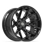 4PLAY 4P40 22x12 6x135 + 6x139.7 -44et Gloss Black Wheel