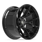 4PLAY 4P40 22x12 6x135 + 6x139.7 -44et Gloss Black Wheel - View 3
