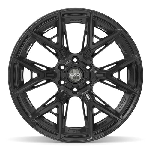 4PLAY 4P40 22x12 6x135 + 6x139.7 -44et Satin Black Wheel - View 2