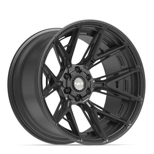 4PLAY 4P40 22x12 6x135 + 6x139.7 -44et Satin Black Wheel