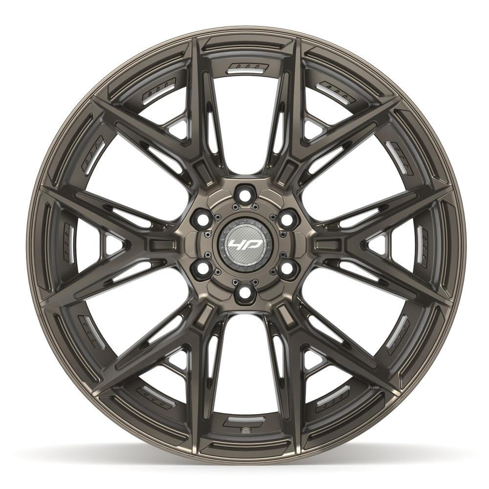 4PLAY 4P40 22x12 6x135 + 6x139.7 -44et Satin Bronze Wheel - View 2