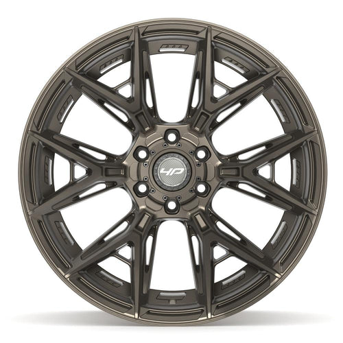 4PLAY 4P40 22x12 6x135 + 6x139.7 -44et Satin Bronze Wheel - View 2