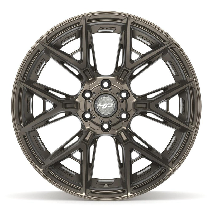 4PLAY 4P40 22x12 6x135 + 6x139.7 -44et Satin Bronze Wheel - View 2