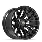 4PLAY 4P40 22x12 8x180 -44et Gloss Black Wheel