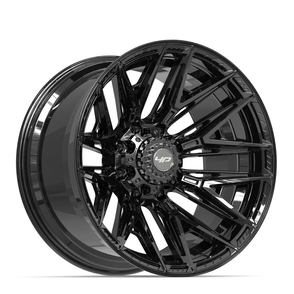 4PLAY 4P40 22x12 8x180 -44et Gloss Black Wheel