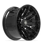 4PLAY 4P40 22x12 8x180 -44et Gloss Black Wheel - View 3