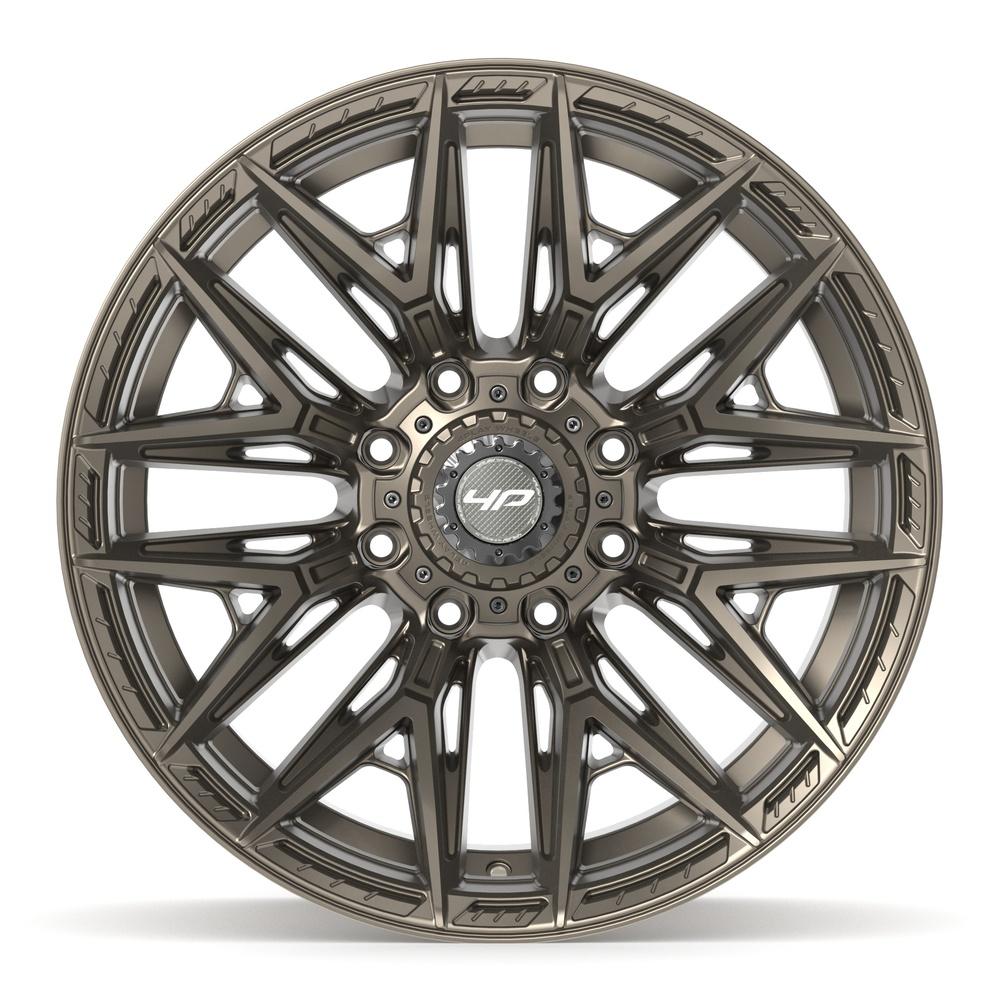 4PLAY 4P40 22x12 8x180 -44et Satin Bronze Wheel - View 2