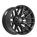 4PLAY 4P40 22x12 8x165.1 -44et Gloss Black Brushed with Tinted Clear Wheel