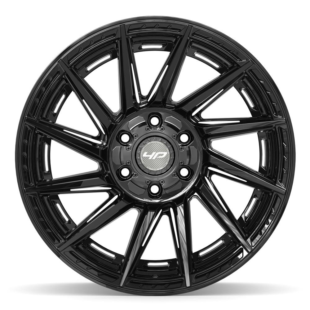 4PLAY 4P42 20x10 6x135 + 6x139.7 -18et Gloss Black Wheel - View 2