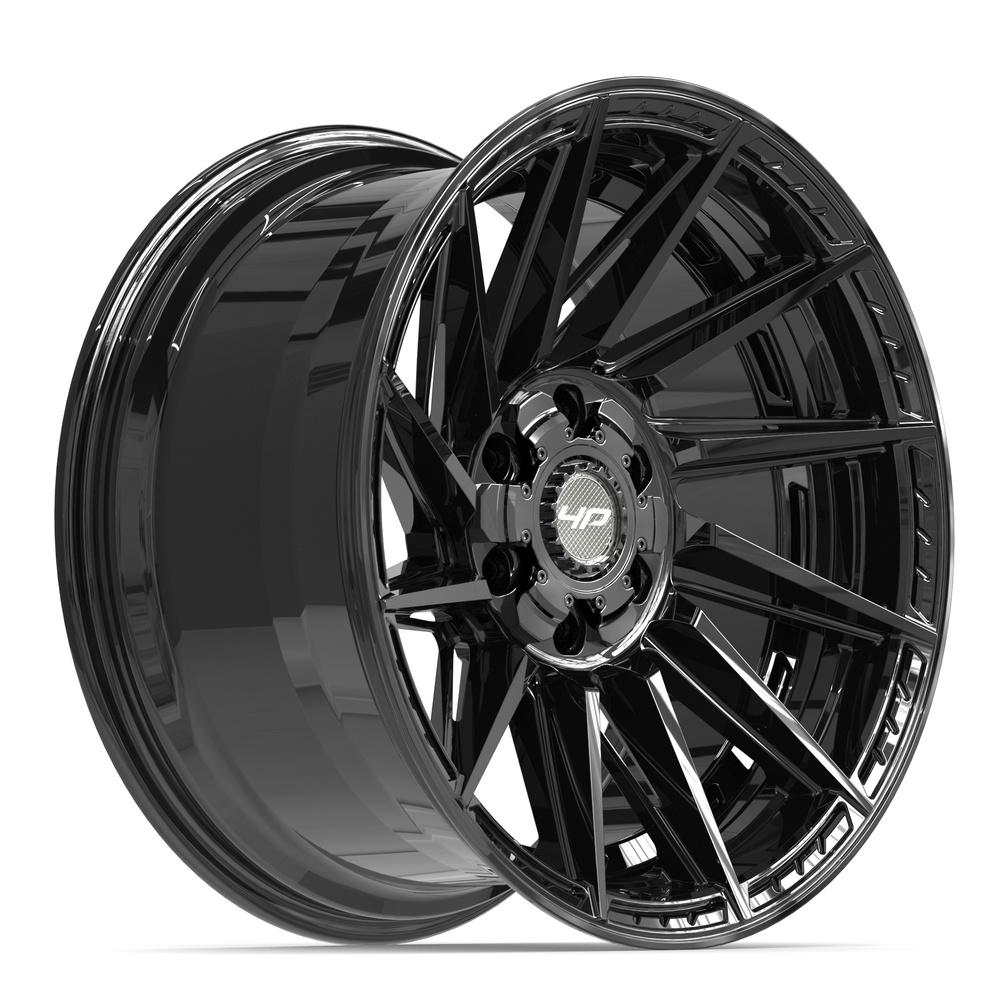 4PLAY 4P42 20x10 6x135 + 6x139.7 -18et Gloss Black Wheel - View 3